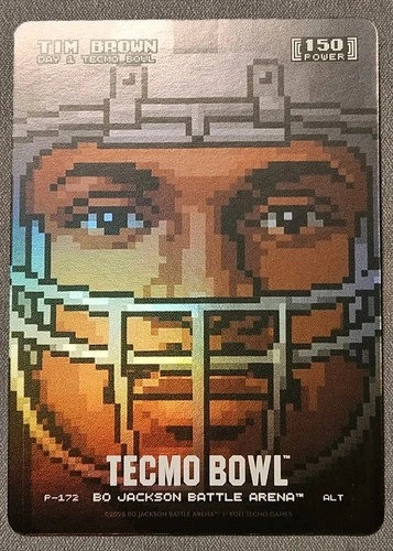 Bo Jackson Tecmo Bowl Tim Brown Day One ALT Helmet 150 Power SSP