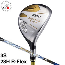 HONMA BERES U-06 Utility Hybrid 28H 3S 3Star R-Flex ARMRQ X 52 Graphite Shaft JP