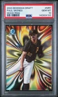 2023 BOWMAN DRAFT MOOD RING #MR1 PAUL SKENES PSA 10