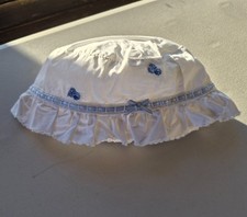 Carters girl sun summer bucket hat beach pool 3 9 M month cotton newborn flower