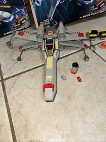 Lego 7140 Star Wars X-WING FIGHTER Incomplete wbox & Instructions
