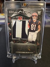 2024 Panini Black - Rookie Patch Auto  Jermaine Burton #224  14/25 (AU, MEM, RC)