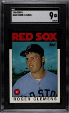 1986 Topps #661 Roger CLEMENS🏆SGC 9 HOF 2nd year Red Sox