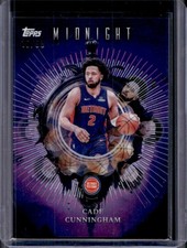 2025-26 Topps Midnight Cade Cunningham Insomnia Twilight #/99 Pistons