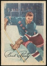 1953-54 Parkhurst #63 Paul Ronty New York Rangers
