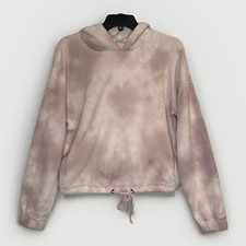 Abercrombie Fitch Soft A F Women s Pink Garment Dyed Sweatshirt Hoodie Size M