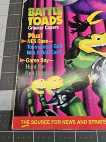 Nintendo Power Magazine Vol 25 Battletoads NES Open Game Boy Hunt for Red