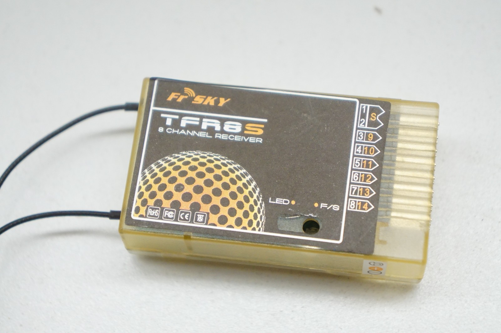 Frsky TFR8S Futaba FASST Compatible Receiver RX 8 channel