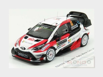 ミニカー Toyota yaris WRC Rally Monte Carlo 1:43 Spark Toyota Yaris Wrc #11 Rally Montecarlo 2017 Hanninen