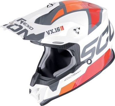 Scorpion VX-16 Evo Air Analog Motocross Helm