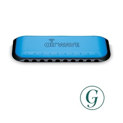 SUZUKI Air Wave AW-1 10-Hole Harmonica for Children Blue J