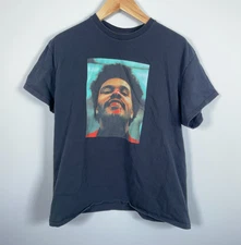 Weeknd After Hours Tour T-Shirt Adult Large Black XO Tag Official Double Sided