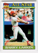 Barry Larkin 1991 Topps #400 Cincinnati Reds
