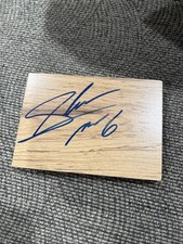 Atlanta Hawks Shelvin Mack Autographed 3.5x5”  Floorboard Butler Bulldogs Signed