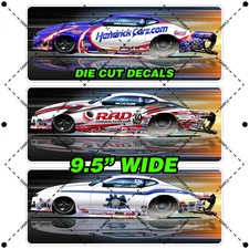 3 Pack VINAL DECALS (3) 2025 KB-Titan Pro Stock Car pack (005)