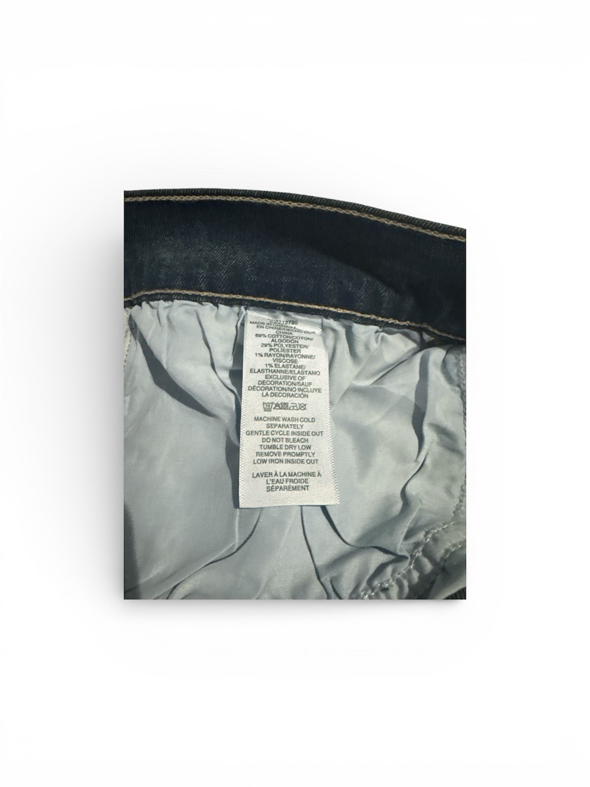 Men’s True Religion Geno Slim Jeans Studded Horseshoe Blue Denim  34Wx32L   thumbnail 6