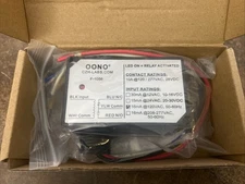 SPDT 10Amp Power Relay Module, Plastic Enclosure and Pre-Wired AC 120V