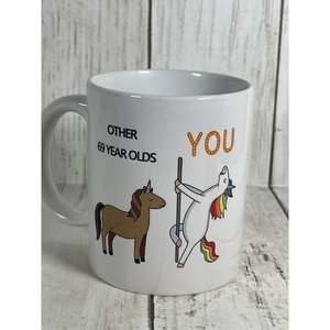 Funny Love Mug Valentines Day Birthday Gift For Him or Her - 69 Unicorns