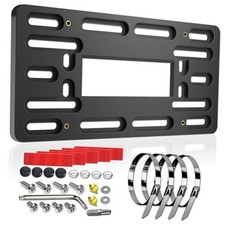 Front License Plate Bracket Holder- Universal Front Mounting Kit Compatible