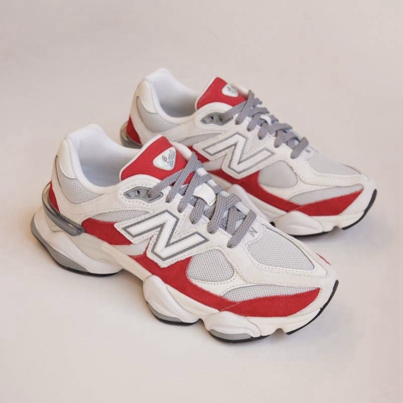New Balance 9060 Grey Reflection True Red U9060JBE Size 4-11  display picture 2