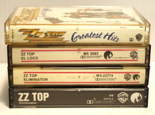 ZZ TOP Cassette Tape Lot Of 3 Greatest Hits, Eliminator and El Loco Tested