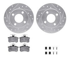 For Audi 90 Quattro 88-95 Brake Kit Drilled Slotted Rear Brake Kit W