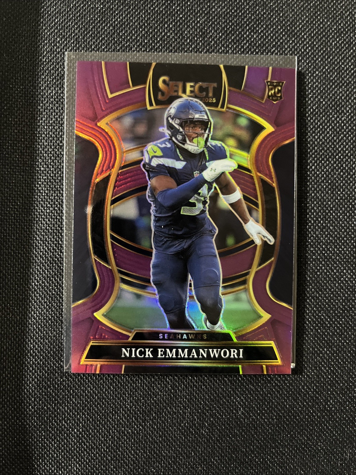 2025 Select Football #15 Nick Emmanwori RC Purple Prizm SP /75 Seahawks 🔥🔥