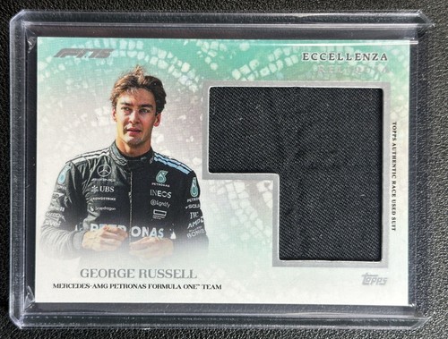 GEORGE RUSSELL 2025 TOPPS ECCELLENZA F1 #NNO RELIQUIA RACE USED SUIT