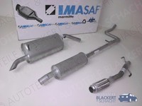 Imasaf Auspuffset Ab Kat für Peugeot 208 1.6 VTI 16 V 2012- | Flex+Msd+Esd