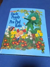 1986 Uncle Peasly and the Pea Pod Kids Pop Up Book & Dolls