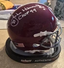 JOHN HANNAH AUTOGRAPH SIGNED SCHUTT MINI HELMET ALABAMA CRIMSON PATRIOTS BECKETT