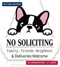 Dog & Text Welcome Sign for Front Door Decor(11.02"*10.03") | Indoor Outdoor Woo