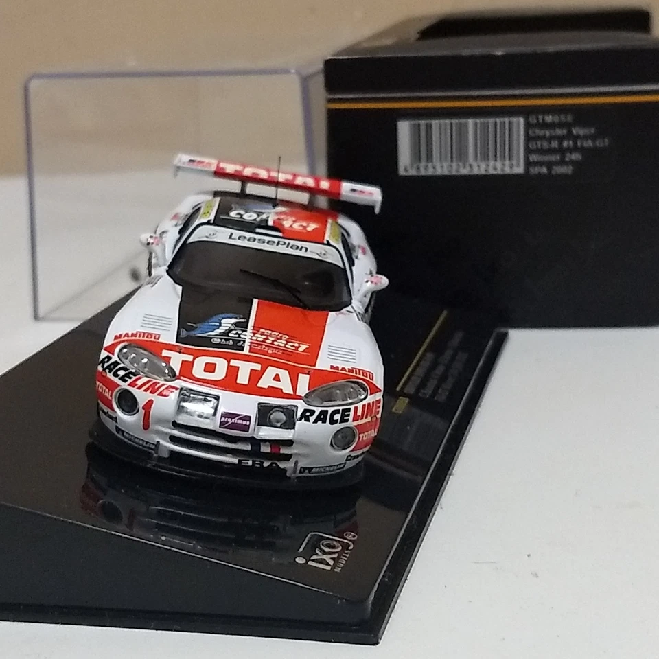 IXO 1/43 GTM058 CHRYSLER VIPER GTS-R #1 Winner 24H SPA 2002 VOSSE-BOUCHUT-TERRIE - Immagine 2 di 4