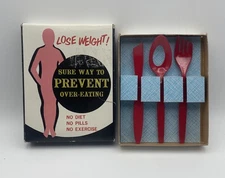 Vtg 1965 “Lose Weight” Gag Gift- Sure Way To Prevent Overeating-Chicago, Il