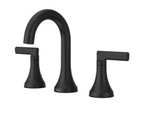 Pfister Vedra 2-Handle 8" Widespread Bathroom Faucet in Matte Black