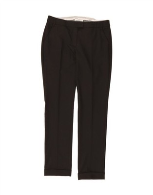 EMME Womens Slim Suit Trousers UK 12 Medium W32 L30 Black Polyester DQ08