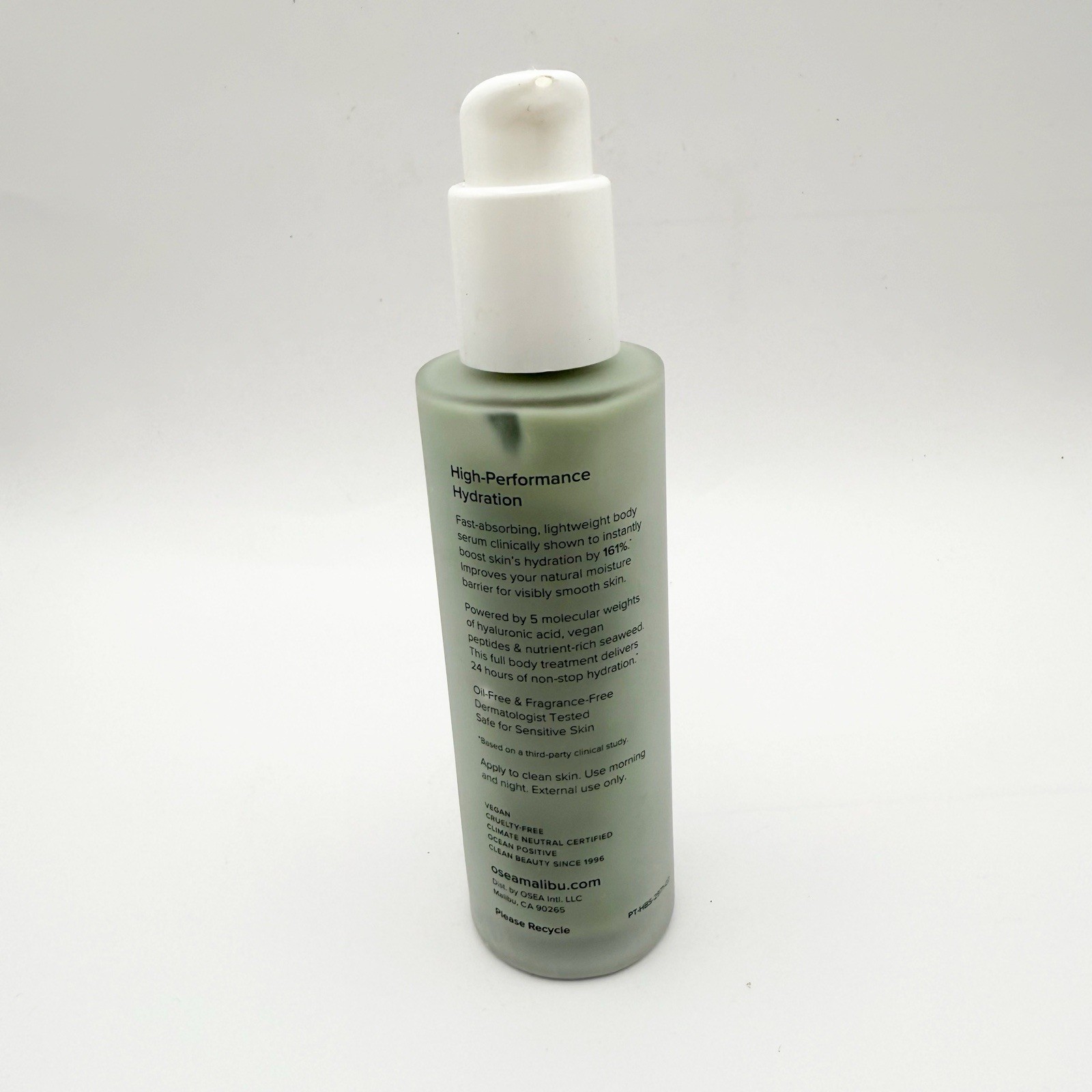 Osea Hyaluronic Acid Body Serum 4 Oz 118 mL Full Size Skin Treatment No Box