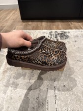UGG Tasman Captain Burnt Cedar Leopard Print Women’s - Uk Size 3