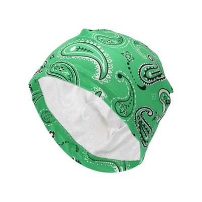 Breathable Sweat Absorbing Cycling Hat Light Green 25x15cm 1 Piece