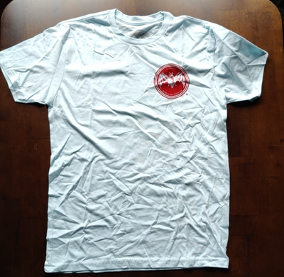 #ad Bacardi T Shirt Medium Carolina Blue quot;Rums The Summerquot; 2025 $12.00