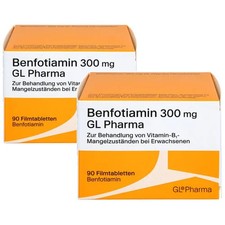 Benfotiamin 300 mg gl Pharma Filmtabletten Set 2 St