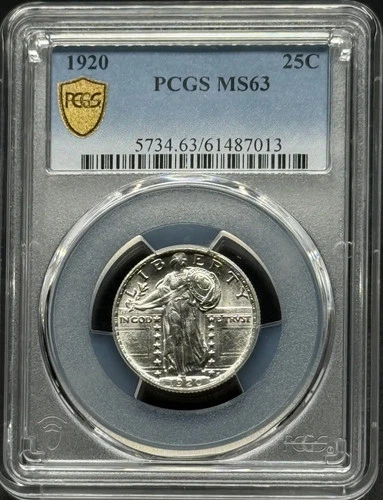 1920 Standing Liberty Quarter PCGS MS-63
