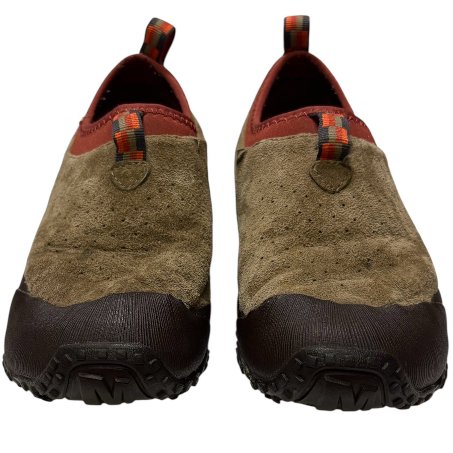 Merrell Improv Moc Tumbleweed scarpe slip on donna 7 5 trail comode pelle scamosciata marrone