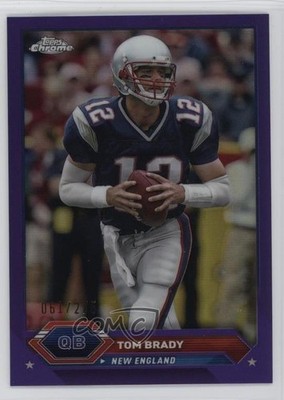 2023 Topps Composite Topps Chrome Purple Refractor 61/275 Tom Brady #14 09q4