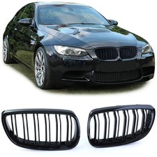 Doppelsteg K�hlergrill Performance Schwarz Glanz f�r 3er BMW E92 E93 2006-2010