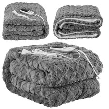 Coperta riscaldante 180 x 130 cm coperta riscaldante elettrica tappetino riscaldante coperta termica coperta morbida