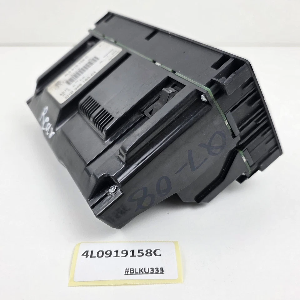 2007-2009 Audi Q7 Rear Climate Control Panel 4L0919158C - Image 3 of 4