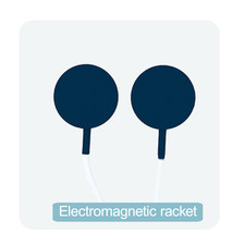 PEMF Magnetic Injury Treatment Machine Accessories Special Double paddle
