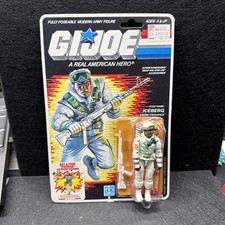 Gi Joe 1986 Hasbro Series 5 Iceberg Snow Trooper Fridge Offer MOC Dmg Bubble