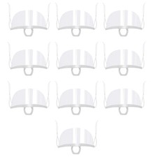 10 Pieces for Chef Anti-Fog Cover Transparent Safety Kitchen Mask